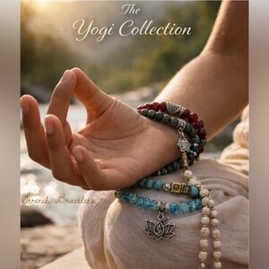 NOT FOR SALE Yogi Collection Stackable-handcrafted Bracelets/Semi-precious Stone